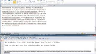 How to Remove Red and Green Wavy Underlines in Word Documents