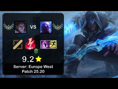 Sylas Mid vs Ryze - EUW Challenger - Patch 25.20