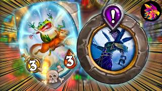 FROG with 2X DEATHRATTLE QUEST | Hearthstone Battlegrounds