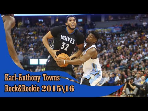 10.30.2015 Karl Anthony Towns  (28 Pts, 14 Reb) - Full highlights vs Nuggets