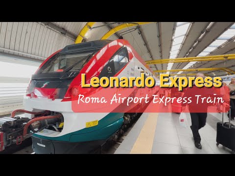 Leonardo Express Roma Termini to Fiumicino Airport | Italy Train Trip