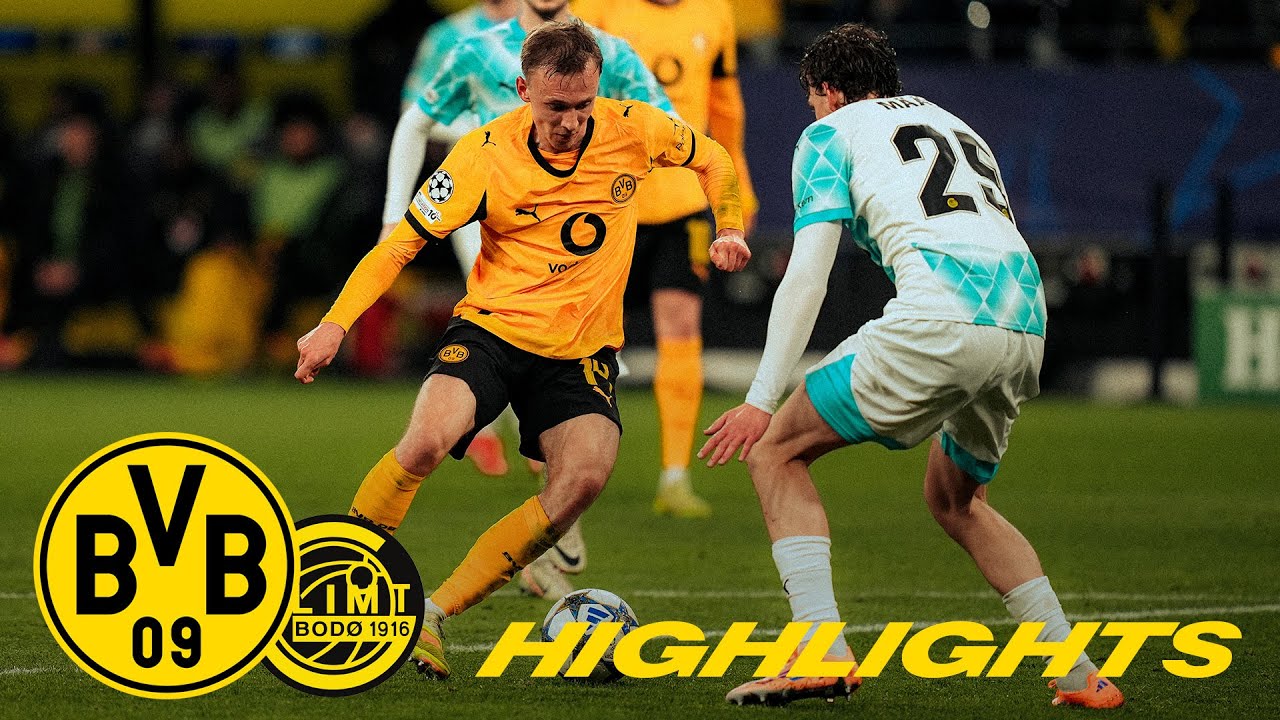 Borussia Dortmund vs Bodø/Glimt Highlights