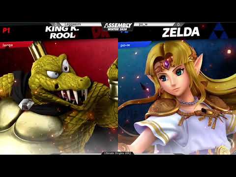 Assembly Winter 2020 - Ultimate Singles - Winners Round 2 - leggasiini (King K.Rool) vs po_w (Zelda)