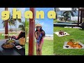 GHANA TRAVEL VLOG 03| THEE BEST RESORT IN GHANA?! beach cabin trip,  girls trip