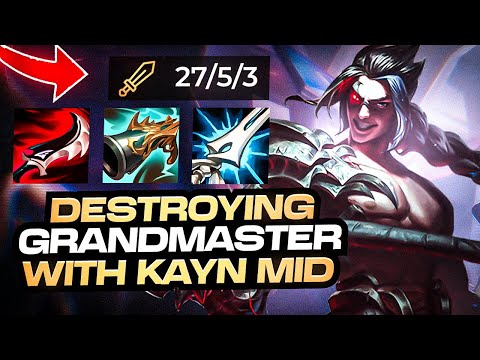 Kayn Mid Works!? (Grandmaster)