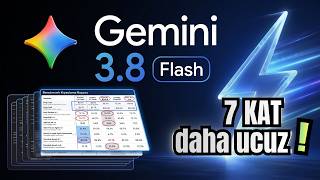 Gemini 3.8 Flash: Büyük Modellere Kafa Tutan Ucuz Model