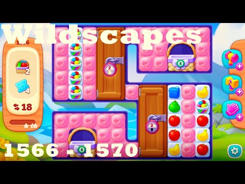 Wildscapes Level 1566 - 1570 HD Walkthrough | 3 - match game | gameplay | android | ios | pc | app