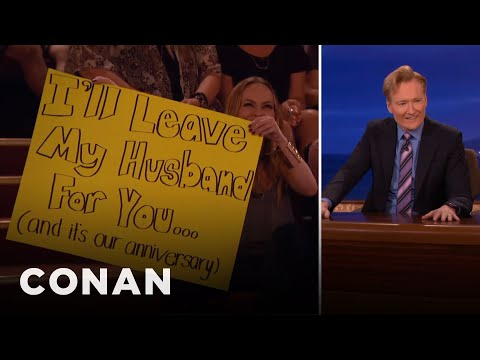The Audience Lady With A Crush On Conan  - CONAN on TBS