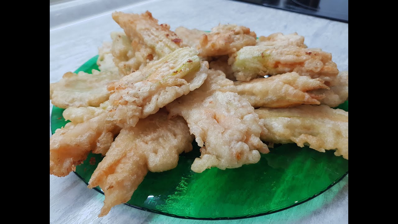 Цветы кабачков в кляре вкусно и просто