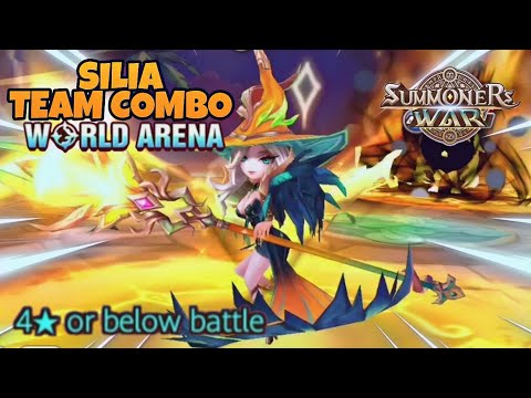 Silia Team Combo in World Arena Ep. 2 - Summoners War