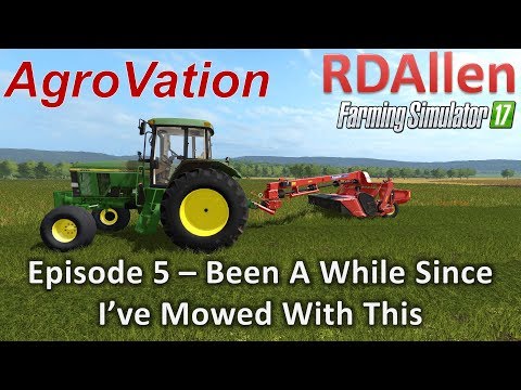 FS17 Platinum MP AgroVation E5 - Been A While Since I've Mowed With This