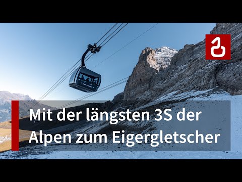 Eiger-Express Grindelwald | Die längste 3S der Alpen | An der Eigernordwand vorbei zum Jungfraujoch