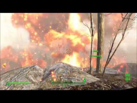 Fallout 4 - Legendary Deathclaw vs Mini Nuke