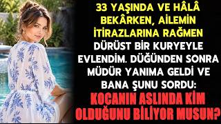 💍33’te bekârken dürüst bir kuryeyle evlendim.😳 Müdür: “Onun kim olduğunu biliyor