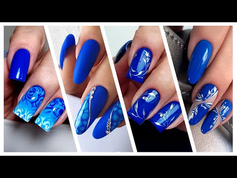 Blue Nail Art Designs 💙 Easy & Trendy for Short & Long Nails Collection