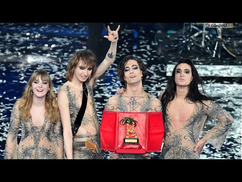 Måneskin - La prima intervista la notte della vittoria al Festival di Sanremo - 09/03/2021