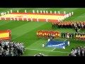 Исполнение гимна Испании в финале Евро-2012 