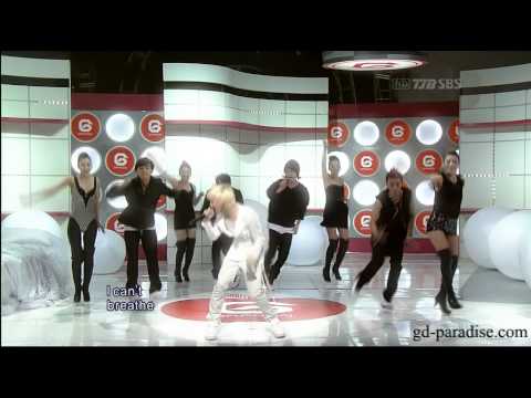 090927 인기가요 G-dragon Breathe
