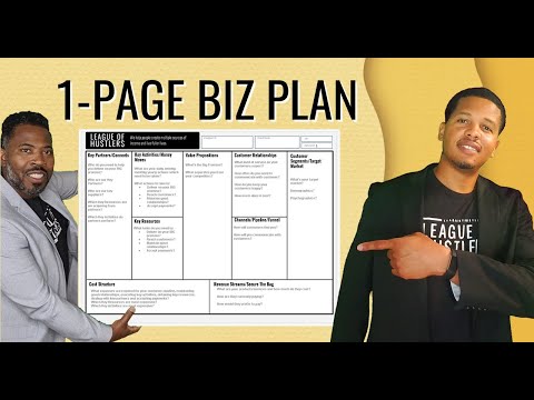 , title : '✍ How to Write a One Page Business Plan Template & Example | Business Model Canvas (Ep202)'