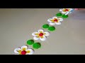 Border Rangoli Designs Simple White Rangoli Border Rangoli Rangoli Designs Rangoli