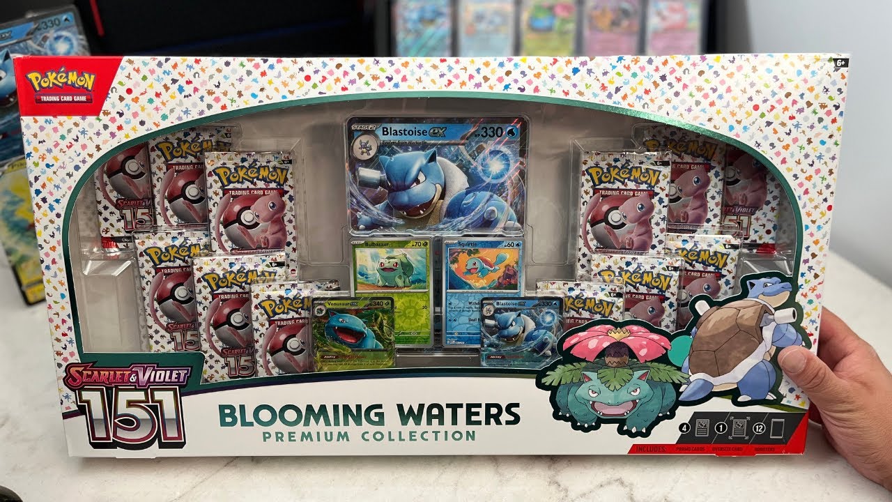 Blooming Waters Premium Collection Opening 🔥 Pokémon 151 Great Pulls!