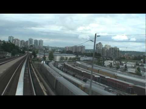 Vancouver SkyTrain is approaching Columbia Station, Vancouver 2011
