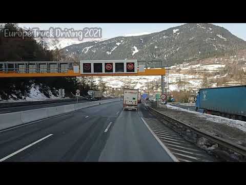 BRENNERAUTOBAHN A13-INNSBRUCK by Europe Truck Driving