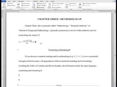 Ucf Etd Tutorial Equations