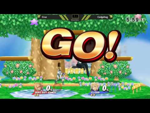 Smash Lounge 87 - Cruz (Zero Suit Samus) vs Cedgehog (Cloud)
