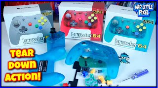 Tearing Down The Wireless Brawler 64 From Retro Fighters! What's Inside This N64 Controller?