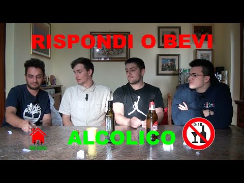 RISPONDI O BEVI! CHALLENGE ALCOLICA