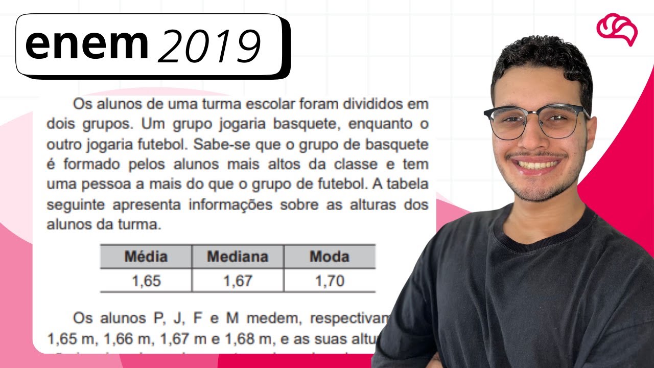 Resolução em Vídeo — Questão 167 ENEM 2019
