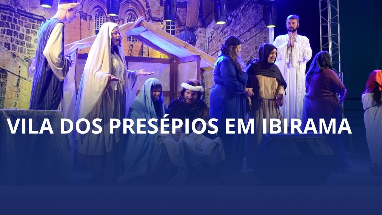 Vila dos Presépios em Ibirama. Comunidades ajudam na montagem de espaço que é símbolo do Natal