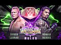 Brock Lesnar Vs Roman Reigns Universal Title Wrestlemania 34 Full Match
