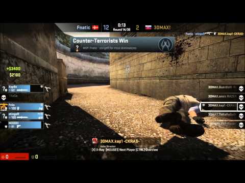 CS:GO fnatic V 3DMAX StarLadder Mirage