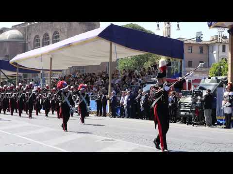 Parata del 2 giugno 2022: Banda dell'Arma dei Carabinieri