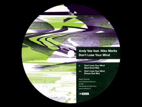 Andy Vaz feat Niko Marks - Don't Lose Your Mind ( House Dub Mix)
