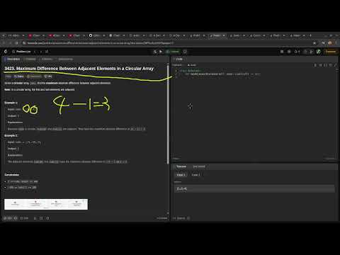 Leetcode Easy Problem 3423 Maximum Difference Between Adjacent Elements In A Circular Arraydevops