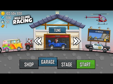 Hill Climb Racing 1 - NEW ROADTRIP UPDATE 1.62.0 | GamePlay