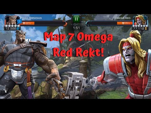 Rekt! 5/65 Cull Obsidian vs Omega Red Map 7 Mini Boss! WNP - Marvel Contest of Champions