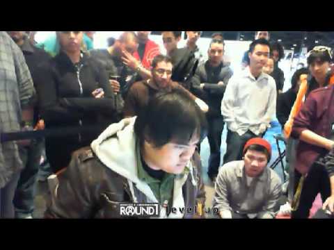 SSF4 AE: Marn (Yun) vs Combofiend (Makoto/Guy) - levelup (Round One Arcade)
