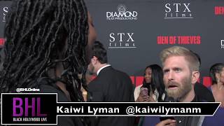 Kaiwi Lyman Talks Set Life at the Den of Thieves Premiere video