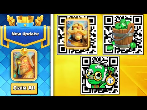 EVERY WORKING QR CODE GIFT REWARDS FOR EVERYONE IN CLASH ROYALE!