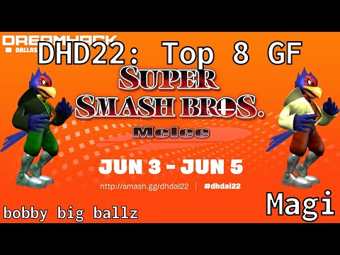 DHD22 - bobby big ballz (Falco (Green)) vs Magi (Falco) - Top 8 GF