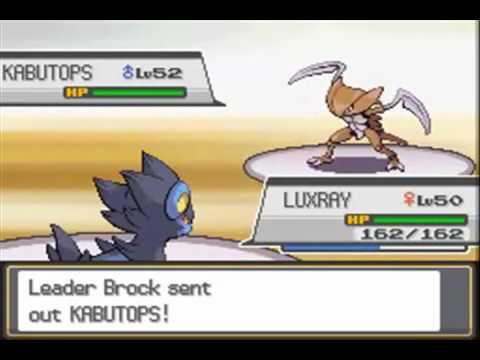Pokemon Soul Silver Walkthrough 63 - Gym Leader Brock Battle