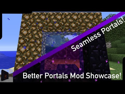 Better Portals Mod Showcase! | Seamless dimension hopping and wireless redstone!