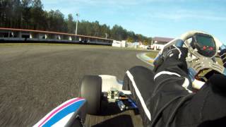 preview picture of video 'Course Ufolep de Kart - Demi Final - Super Master - Magescq 03-03-2013'