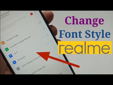 How to change Font Style in any Realme 5 Pro