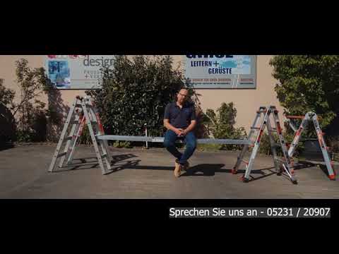 Little Giant Teleskopleiter Leveler vs Classik und Revolution. Vorgestellt von Markus Girse Leitern