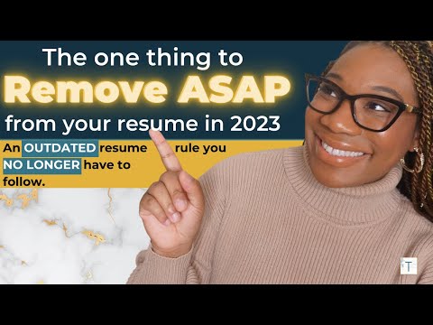 You Don't Need This on Your Resume Anymore - If You Have It, Remove It ASAP